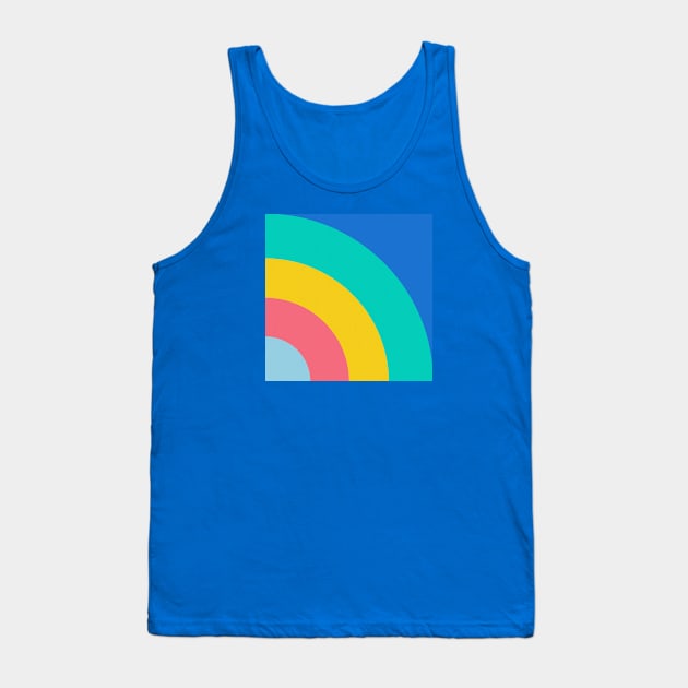 Happy shapes Tank Top by Seven Trees Design